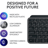 Logitech MX Keys S Wireless Keyboard, - Graphite (English layout) Logitech Egypt