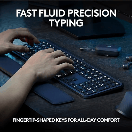 Logitech MX Keys S Wireless Keyboard, - Graphite (English layout) Logitech Egypt