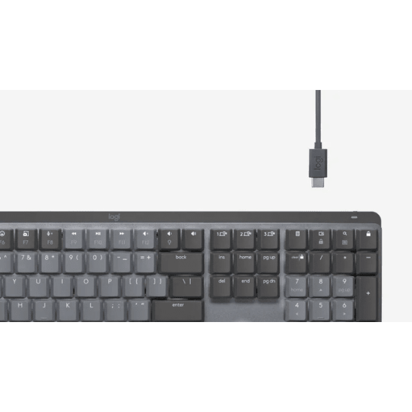 Logitech MX Mechanical Wireless Keyboard Illumination – Graphite (English Layout) Logitech Egypt