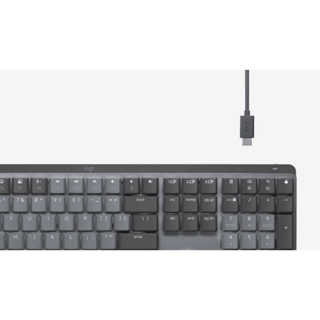 Logitech MX Mechanical Wireless Keyboard Illumination – Graphite (English Layout) Logitech Egypt