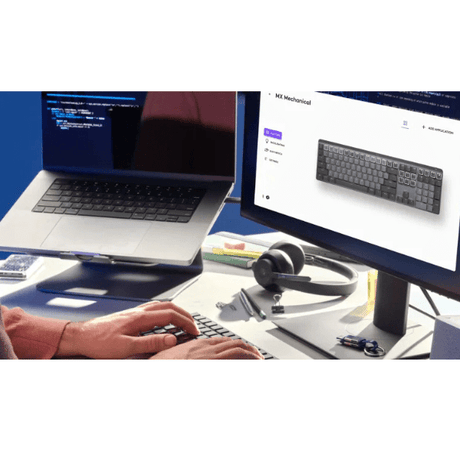 Logitech MX Mechanical Wireless Keyboard Illumination – Graphite (English Layout) Logitech Egypt