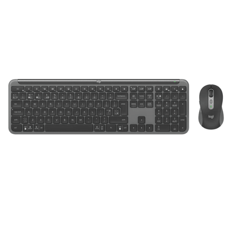 Logitech Signature Slim Combo MK950 wireless keyboard and mouse English – front view