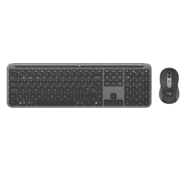 Logitech Signature Slim Combo MK950 wireless keyboard and mouse English – front view