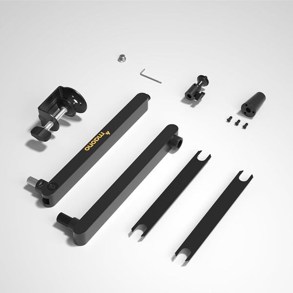 MAONO BA91 boom arm – with mic mounted