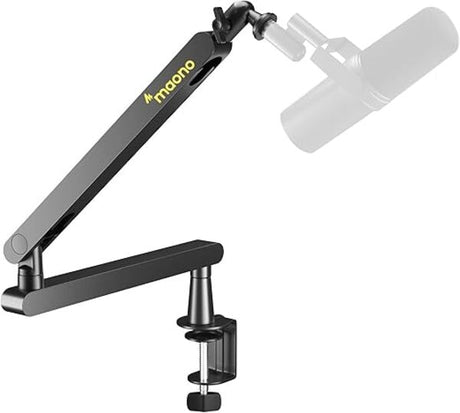 MAONO BA91 aluminum boom arm stand for microphone – front view