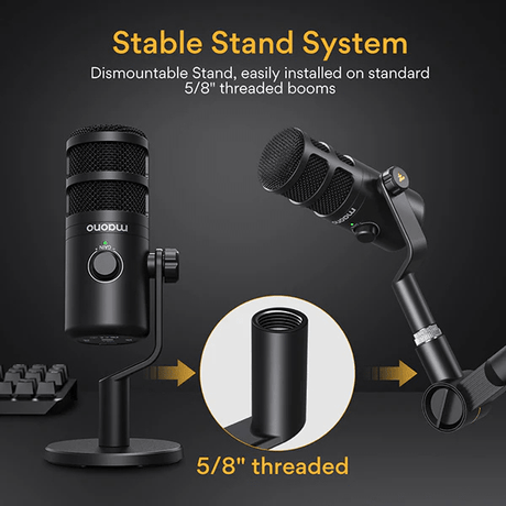 Maono PD100U USB Dynamic Microphone – Professional Studio - Quality Audio – Black Maono Egypt