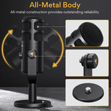 Maono PD100U USB Dynamic Microphone – Professional Studio - Quality Audio – Black Maono Egypt