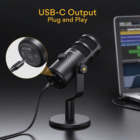 Maono PD100U USB Dynamic Microphone – Professional Studio - Quality Audio – Black Maono Egypt