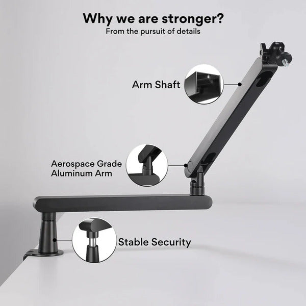 MAONO BA92 Aluminum Live Streaming Microphone Arm
