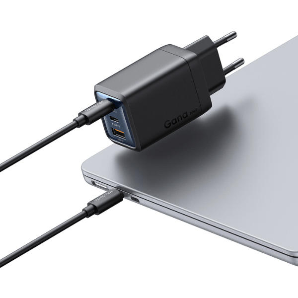 Mcdodo GaN Mini 67W Charger – 2 USB - C & 1 USB - A, Fast Charging Black Mcdodo Egypt