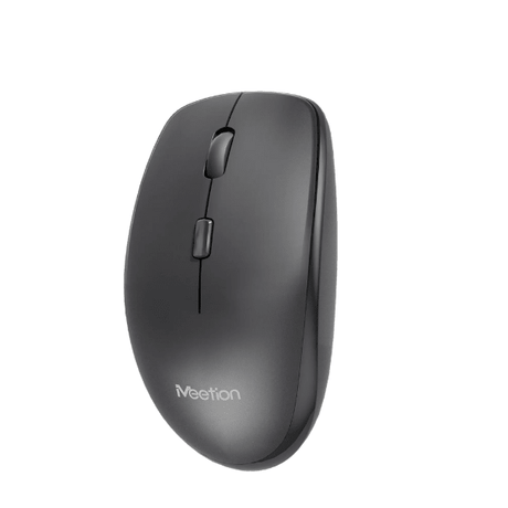Meetion BTM100 Dual Mode Wireless Silent Mouse Ergonomic Design Steel Gray Meetion Egypt