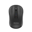 Meetion BTM185 wireless 2.4G and Bluetooth silent mouse – front view black
