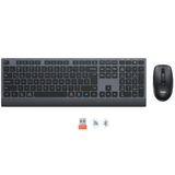 Meetion C2000 rechargeable wireless keyboard and mouse combo Arabic English – front view