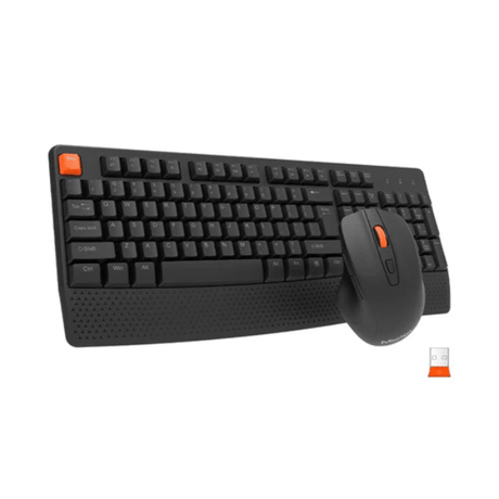 Meetion C4130 Wireless Ergonomic Keyboard Mouse Combo Ara/En - Black Meetion Egypt