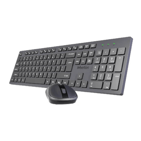 Meetion CW216 Silent Wireless Keyboard Mouse Combo Ara/En Meetion Egypt