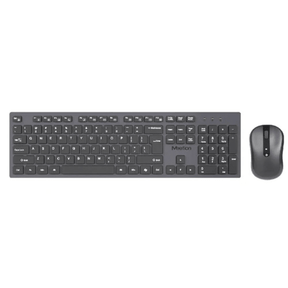 Meetion CW216 silent wireless keyboard and mouse combo Arabic English – front view