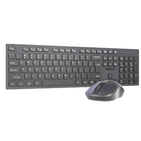 Meetion CW216 silent wireless combo – desk lifestyle