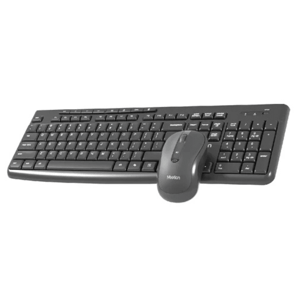 Meetion CW295 Silent 2.4G Wireless Keyboard Mouse Combo Ara/En - Black Meetion Egypt