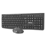 Meetion CW295 Silent 2.4G Wireless Keyboard Mouse Combo Ara/En - Black Meetion Egypt