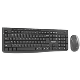 Meetion CW295 Silent 2.4G Wireless Keyboard Mouse Combo Ara/En - Black Meetion Egypt