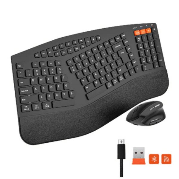 Meetion Director B2 wireless ergonomic combo – desk lifestyle