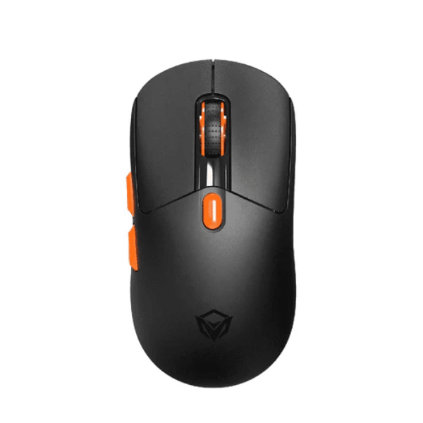 Meetion GW38 wireless tri-mode gaming mouse with magnetic charging dock – front view