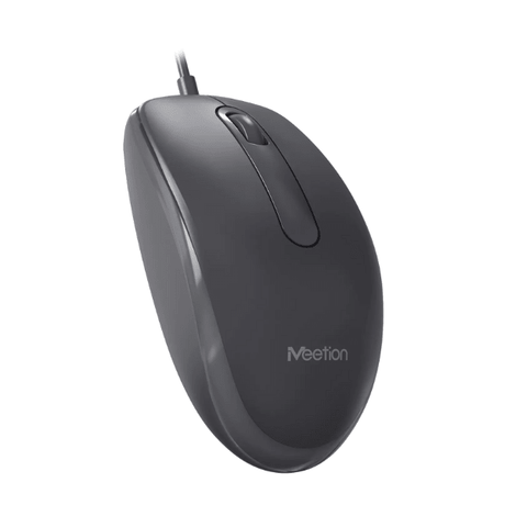 Meetion M100 silent wired mouse – desk lifestyle