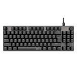 Meetion MK008 Pro 80% RGB hot-swap mechanical keyboard TKL Arabic English – front view