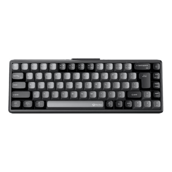 Meetion MK12 65% triple-mode wireless RGB mechanical keyboard Arabic English – front view