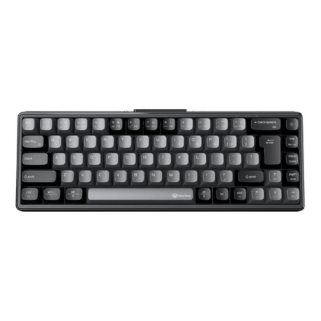 Meetion MK12 65% triple-mode wireless RGB mechanical keyboard Arabic English – front view