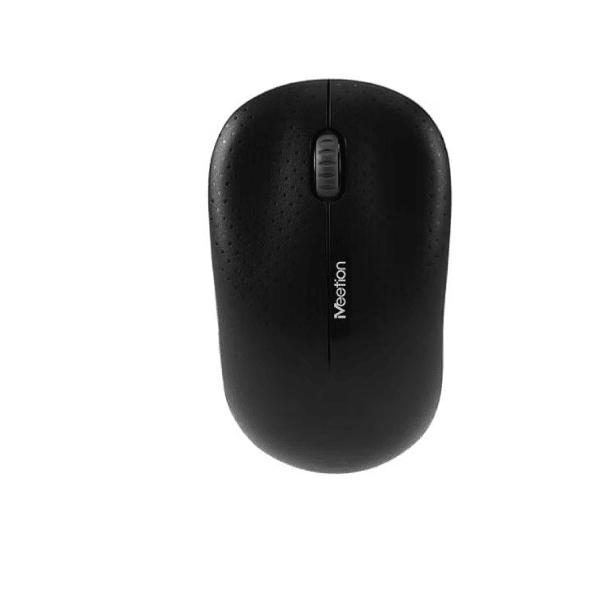 Meetion R545 2.4GHz wireless mouse with power saving – front view black