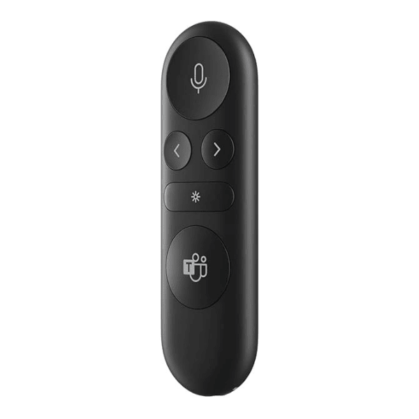 Microsoft Presenter Plus wireless presenter with Teams integration – front view black