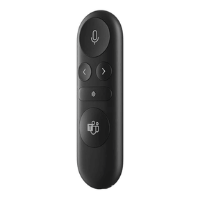 Microsoft Presenter Plus wireless presenter with Teams integration – front view black