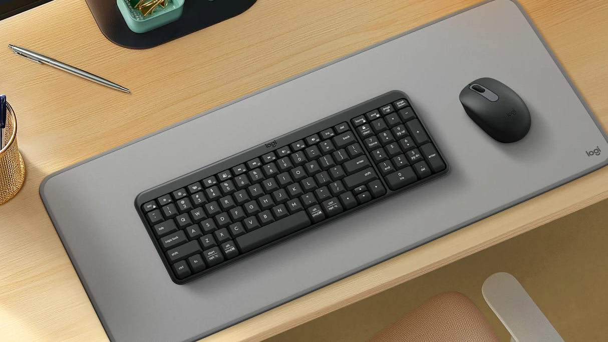 Logitech MK250 Bluetooth Wireless Mouse and Keyboard-ARA Combo- Black-dokantech#