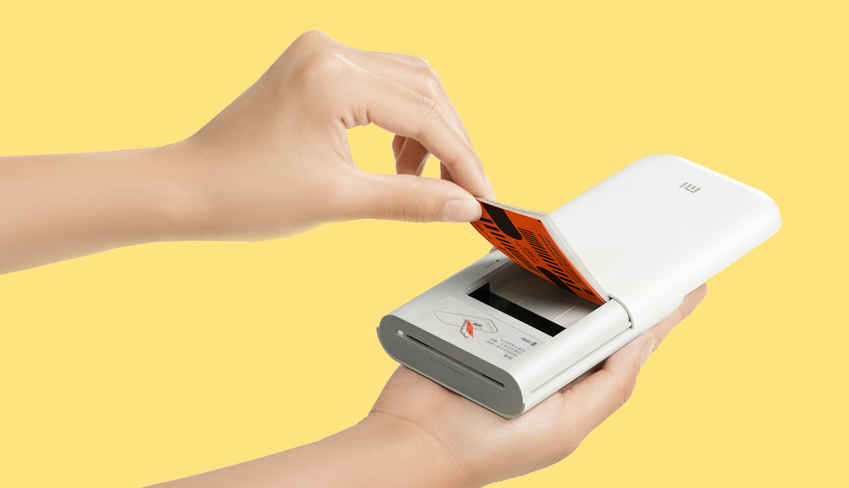 Xiaomi Mi Portable Photo Printer With 5 Paper included And No ink Printing - DokanTech #