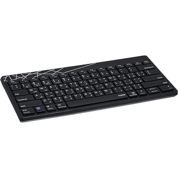Rapoo 8000M Wireless Keyboard & Mouse Combo Multi - Mode Black - Ara Rapoo Egypt