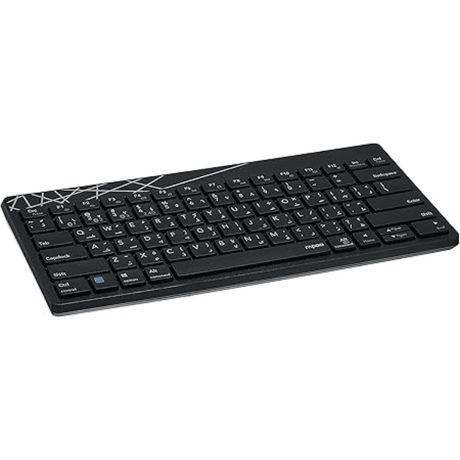 Rapoo 8000M Wireless Keyboard & Mouse Combo Multi - Mode Black - Ara Rapoo Egypt