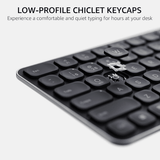 Rapoo 9560M Wireless Keyboard and Mouse Combo Ara - Dark Grey Rapoo Egypt