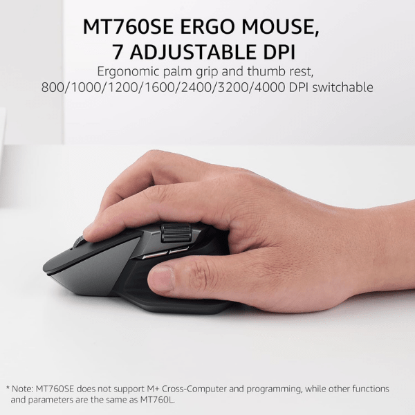 Rapoo 9560M Wireless Keyboard and Mouse Combo Ara - Dark Grey Rapoo Egypt