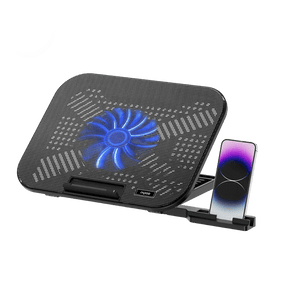 Rapoo CF100 laptop cooling pad – front view black