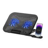 Rapoo CF200 laptop cooling pad – front view black