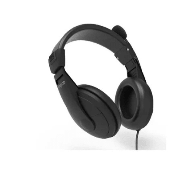 Rapoo H150S USB Stereo Headset Clear Sound Comfort Black Rapoo Egypt