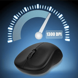 Rapoo M160 Wireless Silent Mouse Multi - Device Bluetooth Black Rapoo Egypt