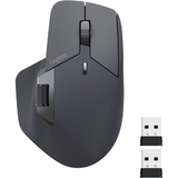 Rapoo MT760 multi-mode wireless optical mouse – front view light black