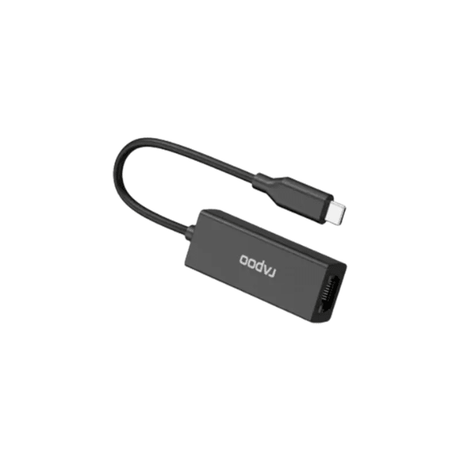 Rapoo XD20 USB-C to Ethernet adapter – in use