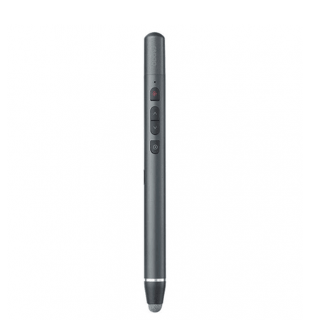 Rapoo XR200 wireless presenter with touchable pen – front view black