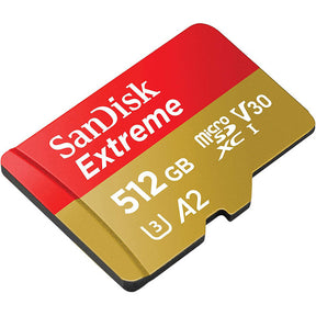 SanDisk Extreme 512GB microSD 190/130MB/s – front view