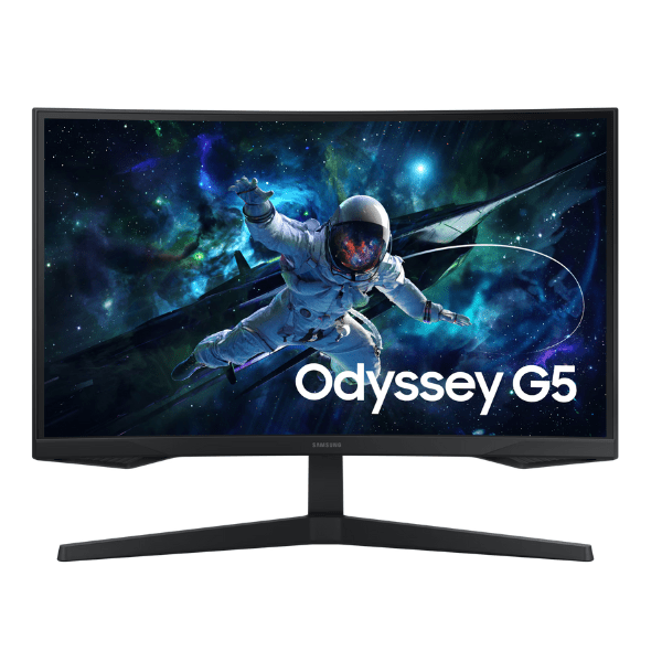 Samsung Odyssey G5 27-inch curved gaming monitor QHD 165Hz – front view