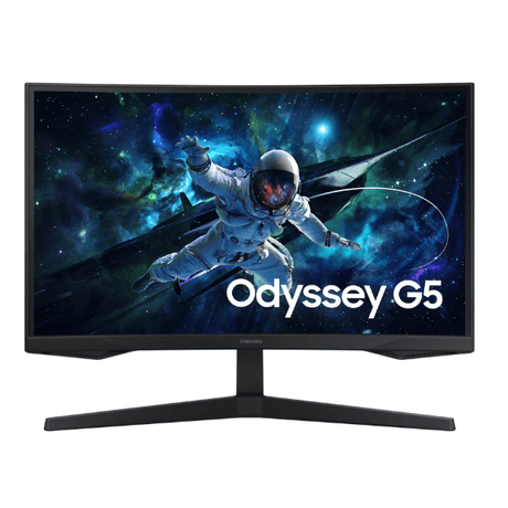 Samsung Odyssey G5 27-inch curved gaming monitor QHD 165Hz – front view