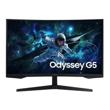 Samsung Odyssey G5 32-inch curved QHD 165Hz gaming monitor – front view